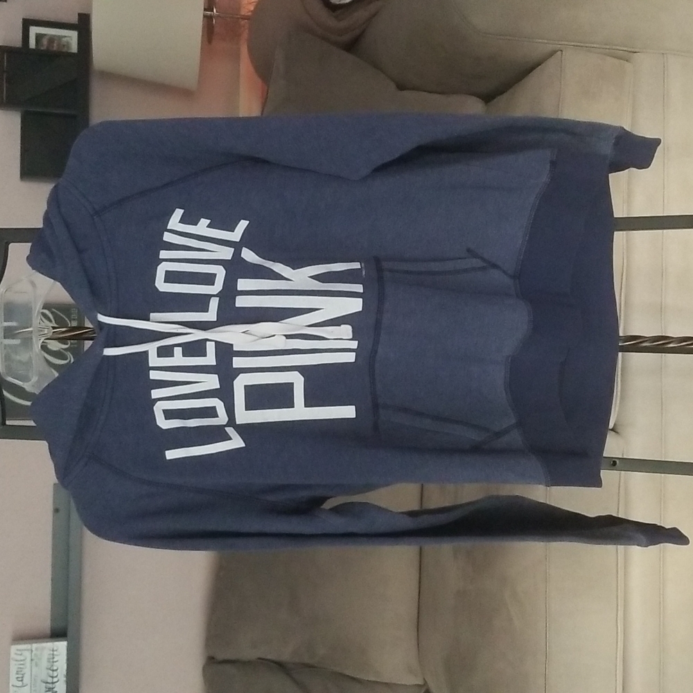 VS PINK navy hoodie